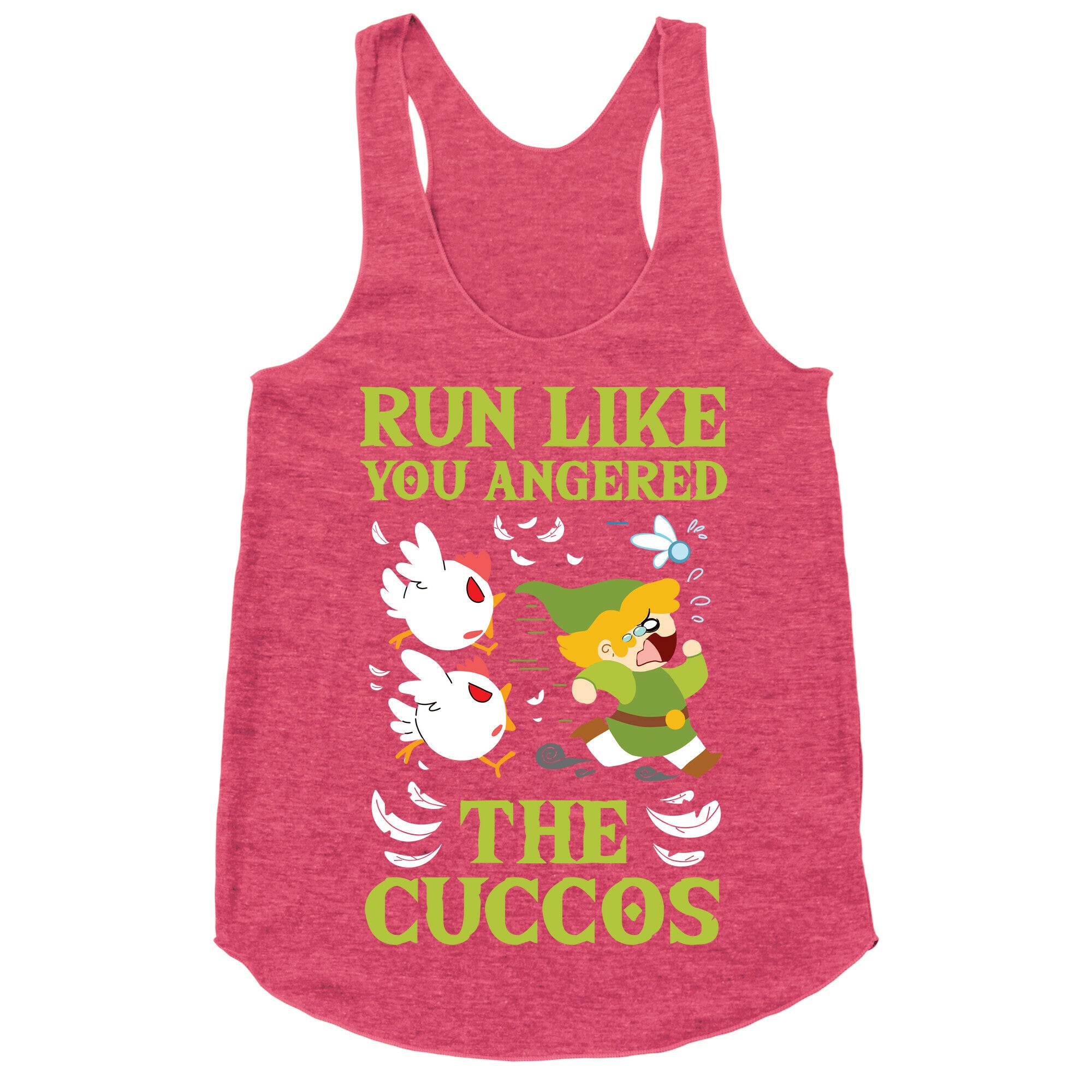 Run Like You Angered The Cuccos Racerback Tank